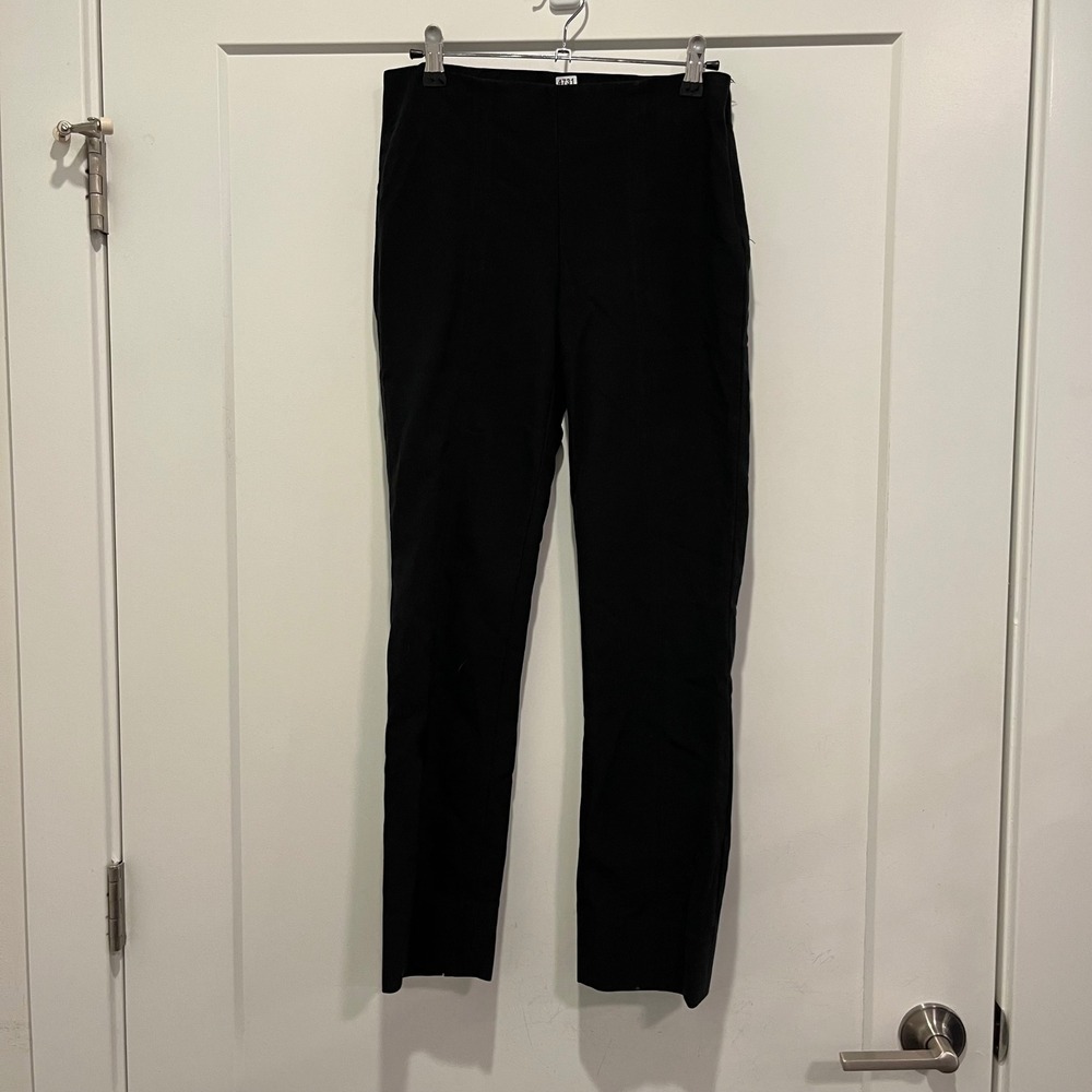 Vince Black Elastic Waist Pull On Slim Leg Leggings Pants Womens Medium